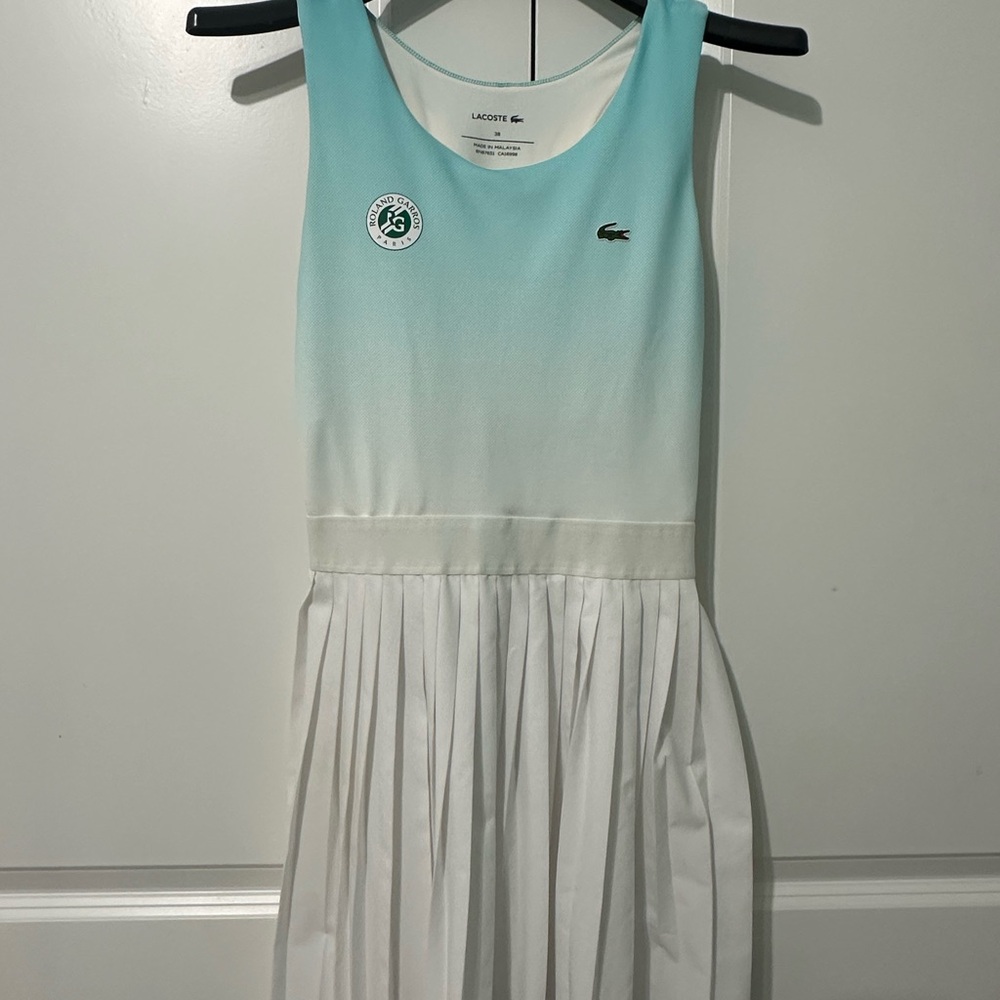 Lacoste Blue and White Tennis Dress
